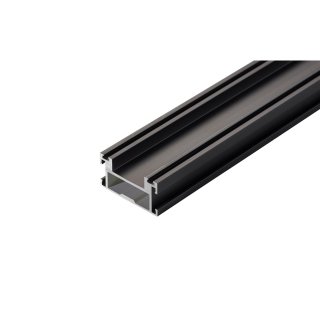 PROSTILTadvance 2.0 Basisprofil Slim Aluminium 50x26mm, schwarz, 2,40m