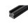 PROSTILTadvance 2.0 Basisprofil Aluminium 50x46mm mit Silence Strip, schwarz, 2,40m