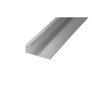 PROSTILT Einfassprofil Aluminium 75 x 27 x 17mm, natur, 2,50m