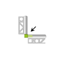 PRODECOR Q  Außen- und Innenecke Metalldruckguss 11 mm, beschichtet matt weiß RAL 9010