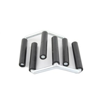 Plattenträger-Paar PVC-Griff klein bis Plattenstärke 25 mm
