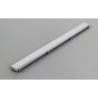 PROCHANNEL Fliesenmulde und Designrost Steel, gebürstet, Edelstahl V2A