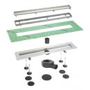 PROCHANNELs-line Systempaket, Edelstahl V2A, mit fester...