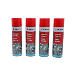 Bremsenreiniger Würth 500ml 4 Stück