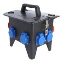 Mobilverteiler, Stromverteiler RIED Model 2, 400V 2x CEE 16A, 3x Schuko IP44 Vollgummiverteiler