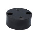 Gummipuffer Handgriff mit 4 Löchern passend für Lumag-Maschinen z.B.: VS 80S,VS 80C,VS 80G, LVS80 (4 Löcher)