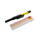 Mehrzweck-Markierungsset rot, gelbe & weiße Mine für Holz Metall & Beton Markierungsstift