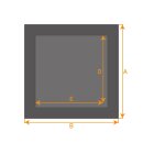 PROBOX BASIC befliesbare Wandnische, Duschablage 30/30 ohne Dichtmanschette