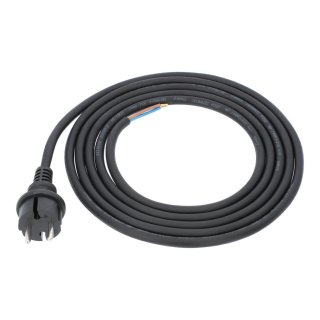 Anschlussleitung H07RN-F 3G 1,5 mm² 5 Meter Gummikabel IP44 Zuleitung Strom Anschlusskabel Netzkabel Stromkabel Verbindungskabel