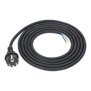 Anschlussleitung H07RN-F 3G 1,5 mm² 3 Meter Gummikabel IP44 Zuleitung Strom Anschlusskabel Netzkabel Stromkabel Verbindungskabel