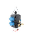 Energiewürfel / Hängeverteiler Lichtenfels 400V 16A 3x Schuko 1x CEE 16A 1x Druckluft IP44
