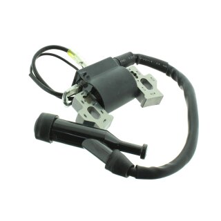Zündspule mit Zündkerzenstecker  passend für Scheppach Maschinen mit G200F Motor z.B.: DP3000; DP4500; DP5000; HP1100S; HP1200S; HP1300S; HP1800S; HP2000S; HP2200S; HP2500S; SC2400p; VS1000