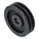 Keilriemenscheibe Messertrommel (update) passend für Lumag Maschinen z.B.: HC 1000 EW, HC 10