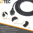 Anschlussleitung H07RN-F 2G 1,5 mm² 3 Meter Gummikabel IP44 Zuleitung Strom Anschlusskabel Netzkabel Stromkabel Verbindungskabel