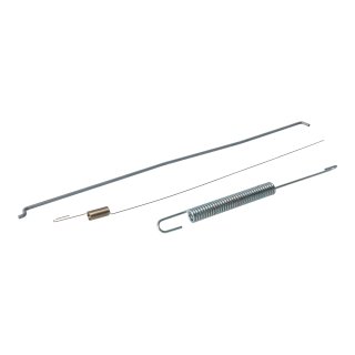 Gasregelfedern mit Gestänge passend für Lumag-Maschinen z.B.: HC 1500EW DJ188F