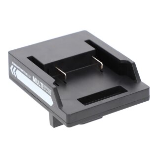 Adapter passend für Dewalt/Milwaukee Akkus für BTEC Worker Multi Akku 50 Watt Arbeitsleuchte LED