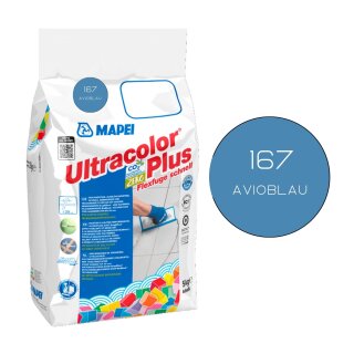 MAPEI® ULTRACOLOR PLUS Fugenmörtel 167 avioblau 5 kg Flexfuge ohne Ausblühen schnell trocknend