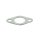 Auspuffkrümmerdichtung oval passend für Schorr-Maschinen mit G270F Motor, z.B. RR500DHKA, RR500DHKB, RR500DHKA2 PRO, RR500DHKAS PRO, RR500DHKAH PRO, RR500DHKASH PRO