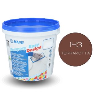 MAPEI® KERAPOXY Easy Design 2K 3 kg 143 terrakotta Epoxidharz-Fugenmörtel-Klebstoff
