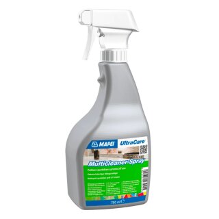 MAPEI® ULTRACARE Multicleaner Spray 0,75 Liter Fliesenreiniger Neutralreiniger Mehrzweckreiniger Reinigungskonzentrat