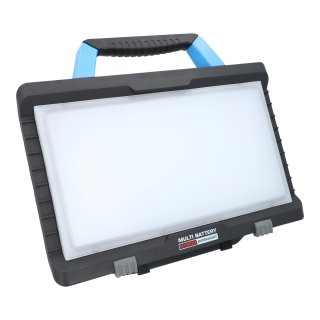 BTEC Worker Multi Akku 50 Watt Arbeitsleuchte IP54 LED Baustrahler Arbeitslampe Bauleuchte Werkstattlampe Baustellenlampe LED - Ohne Anschlussleitung - Ohne Akku