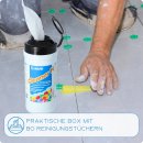 MAPEI® CLEANER H Reinigungstücher Feuchttücher im Spender (80 Stk.) 20x30 cm