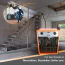 BTEC Elektroheizer 15 kW, 32A Heizlüfter, Bauheizer B-WARE
