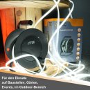LED Strip Kabeltrommel Lichtschlauch 15 Meter IP54 135W 15000lm