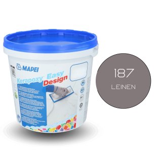 MAPEI® KERAPOXY Easy Design Epoxidharz-Fugenmörtel-Klebstoff 2K 1,5 KG 187 leinen