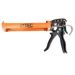 BTEC Profi Silikonpistole mit Dosierhebel – Robuster Eisenrahmen & Nylon-Handgriff - für Kartuschen mit 310 ml Inhalt