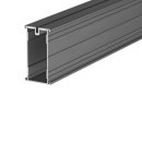 GS ALUecofix XL 45x85 mm schwarz - 2 Meter Länge