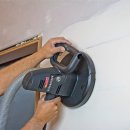 Trockenbauschleifer ETS 225 im Koffer mit Kletthaftteller und Schleifpapier