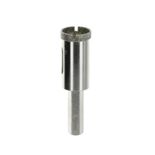 Diamant Bohrkrone 6-Kant Ø 18 mm Keramik Nassschnitt Fliesenbohrer Glasfliese