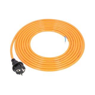 Anschlusskabel Zuleitung Polyurethan H07BQ-F 2G / 3G 3-5 Meter Länge ORANGE