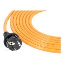 PUR Anschlusskabel Gerätekabel Zuleitung H07BQ-F 2G / 3G 3-5 Meter Länge ORANGE