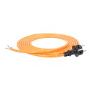 PUR Anschlusskabel Gerätekabel Zuleitung H07BQ-F 2G / 3G 3-5 Meter Länge ORANGE