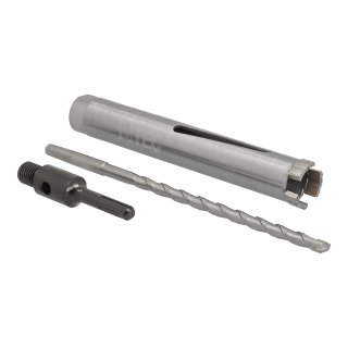Diamant Bohrkrone Nutzlänge 180 mm Ø 32 mm SDS plus Adapter kurz mit Zentrierbohrer