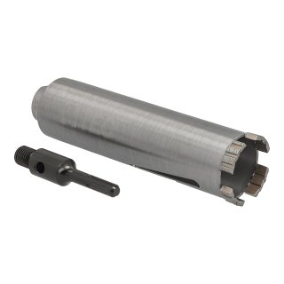 Diamant Bohrkrone Nutzlänge 180 mm Ø 52 mm SDS plus Adapter kurz