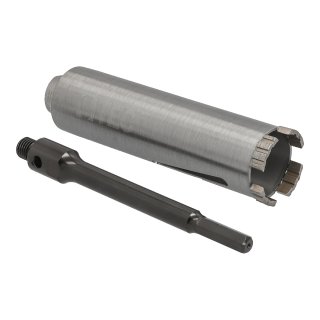 Diamant Bohrkrone Nutzlänge 180 mm Ø 52 mm 6-kant Adapter lang