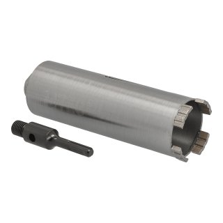 Diamant Bohrkrone Nutzlänge 180 mm Ø 62 mm SDS plus Adapter kurz
