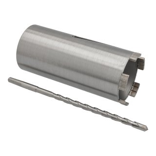 Diamant Bohrkrone M16 Aufnahme Nutzlänge 180 mm Ø 82 mm mit Zentrierbohrer