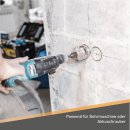 Diamant Bohrkrone Nutzlänge 180 mm Ø 182 mm SDS plus Adapter kurz mit Zentrierbohrer