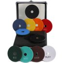 Trocken-Nass-Schleifpad 100 mm mit Klettverschluss Set 11...